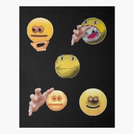 cursed emoji sticker pack Poster for Sale by Kaito Designs