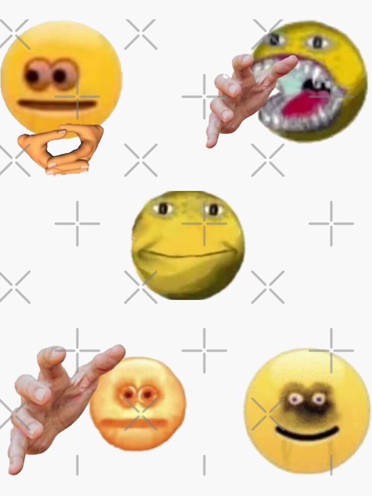 Cursed Emojis Pack Sticker for Sale by Kaito Designs