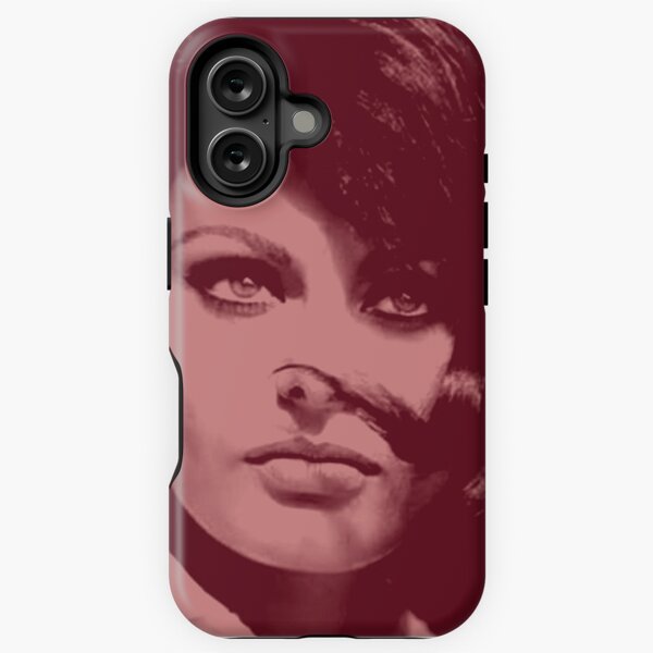 Item preview, Sofia Loren in maroon designed and sold by carmencuarzo.