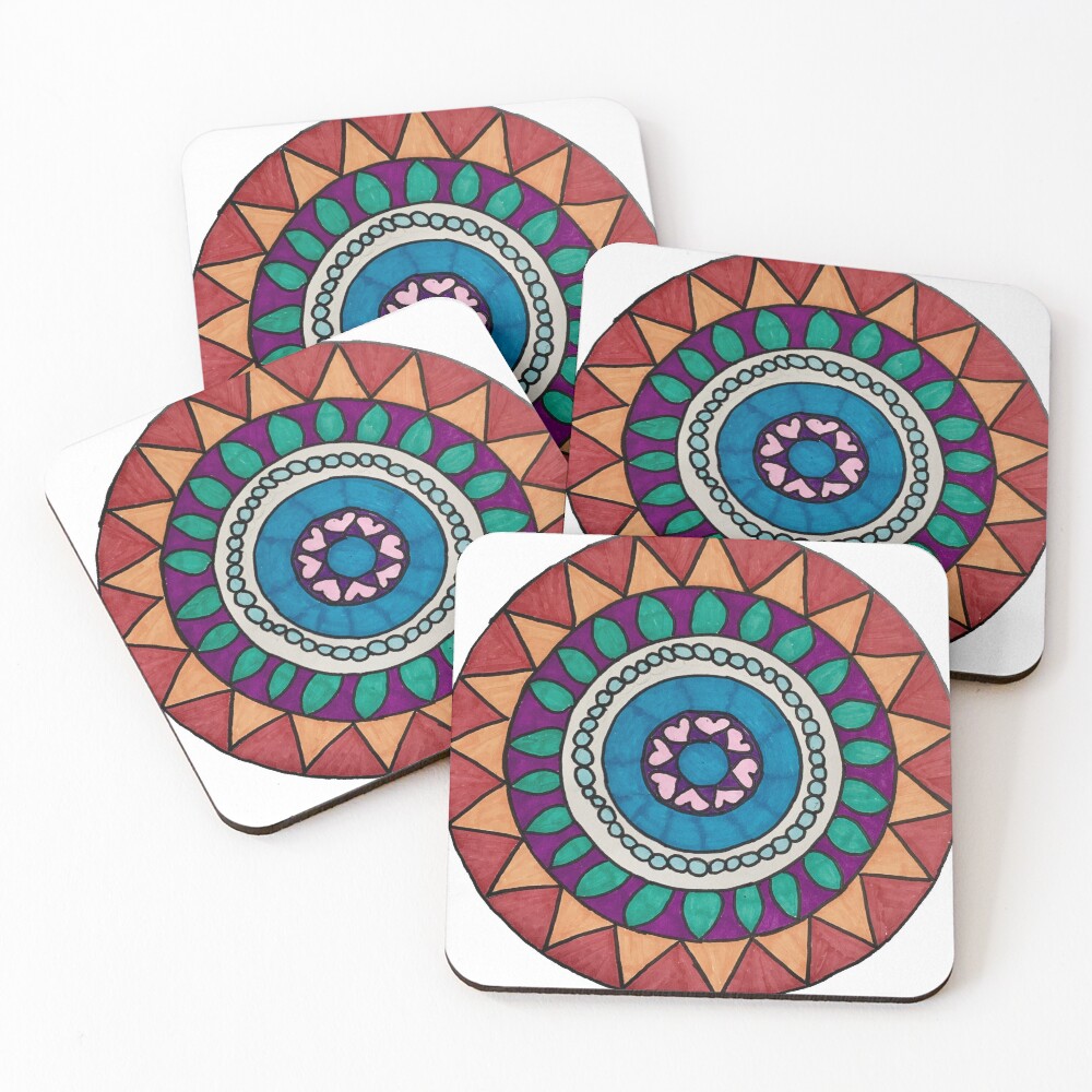 Item preview, Coasters (Set of 4) designed and sold by Ri-Mandala.