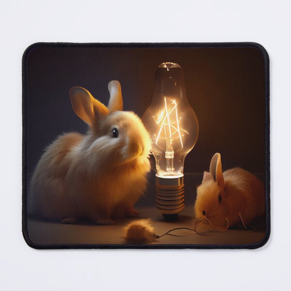 Item preview, Spectacle of Furry and bulbs Digital Painting designed and sold by CodeAndColors.