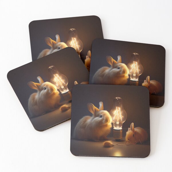 Item preview, Spectacle of Furry and bulbs Digital Painting designed and sold by CodeAndColors.