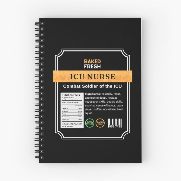 Item preview, ICU Nurse as a Food Label designed and sold by kiliteh.