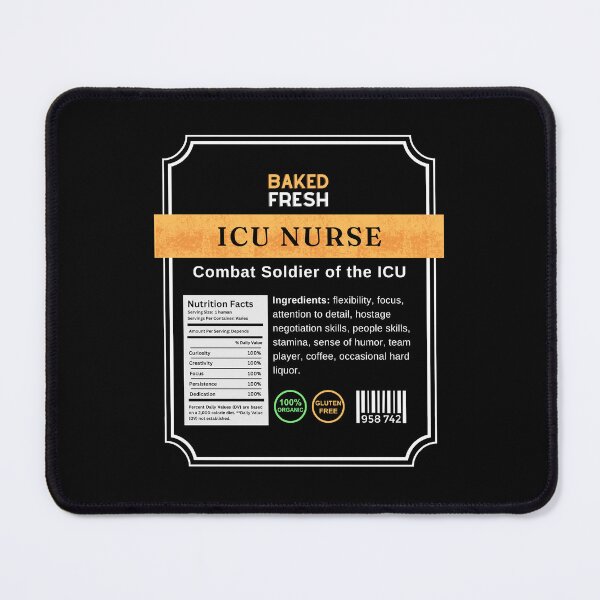 Item preview, ICU Nurse as a Food Label designed and sold by kiliteh.