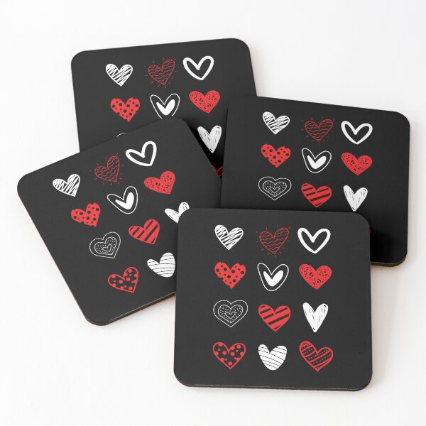 Item preview, Multiple Doodle Hearts designed and sold by CreativeDesign7.