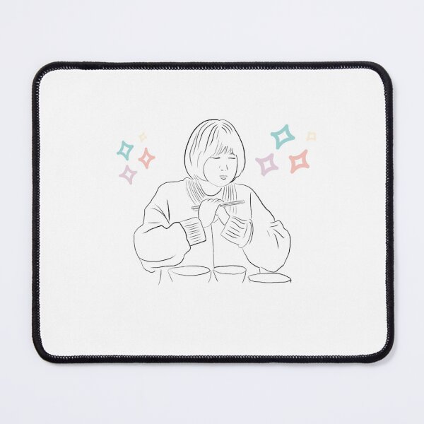 Item preview, Extraordinary attorney  Woo Yong Woo  with love to eat &  line version shiny pattern designed and sold by paintingtour.