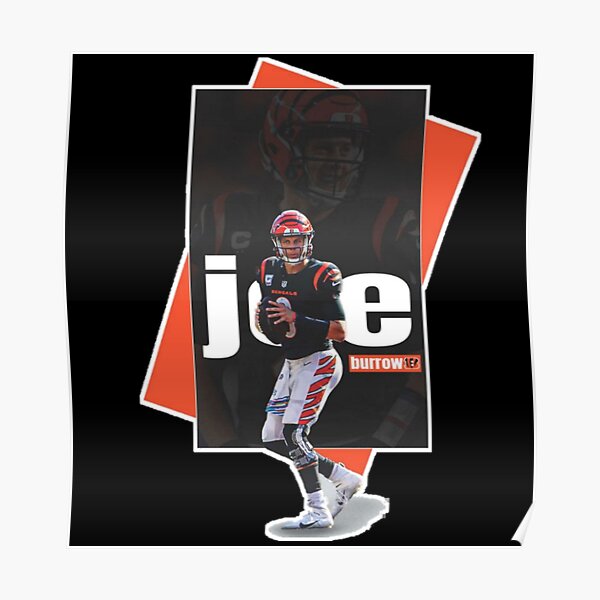 Cincinnati Bengals AFC Champions Poster / Jamarr Burrow Mixon Tee  Illustrated