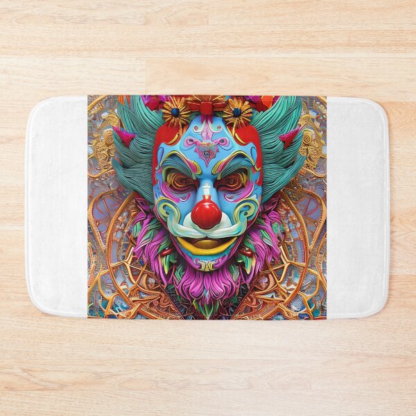 Item preview, Psychedelic digital concept art of a diabolical clown fullcolor designed and sold by MarcusPetrus.