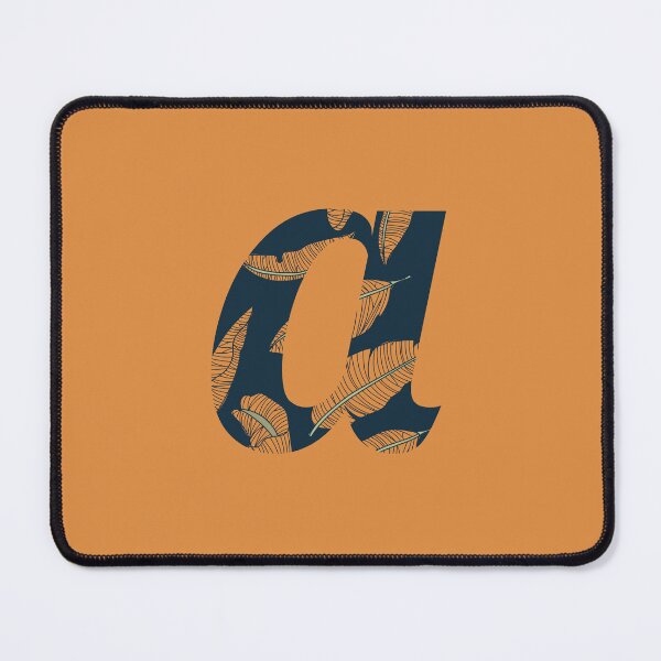 Item preview, Leaves/Feathers Letter A Monogram designed and sold by Gumblebee Design.