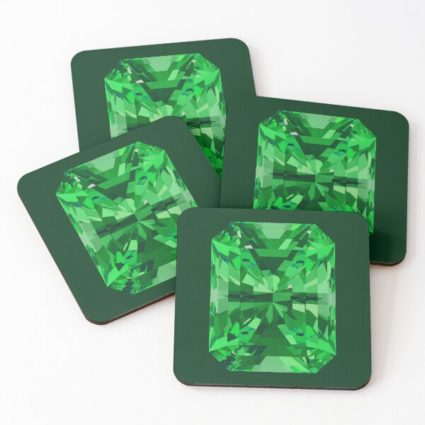 Item preview, Emerald Cut Green Spinel Gemstone designed and sold by Cbusch.