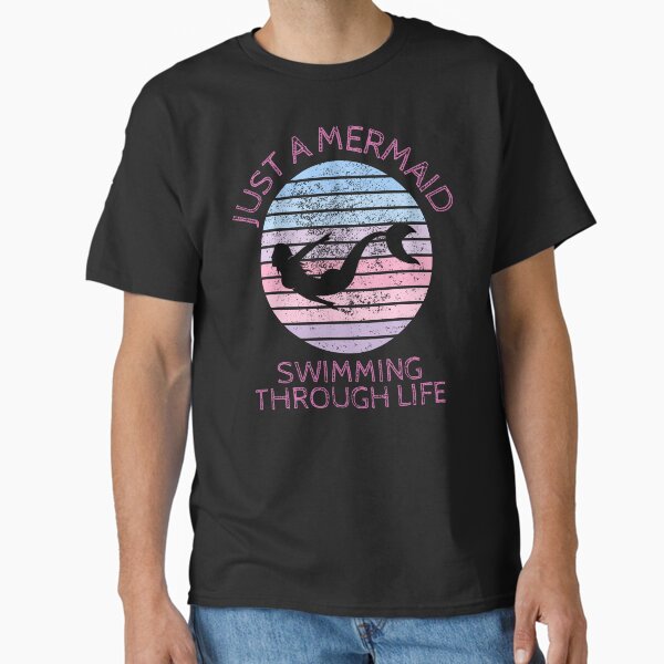 Item preview, Just a Mermaid Swimming Through Life designed and sold by BackAwaySlowly.