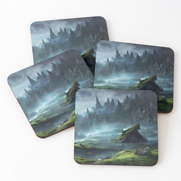 Item preview, The Edge of the Misty Mountains designed and sold by AlienVisitor's Stuff.