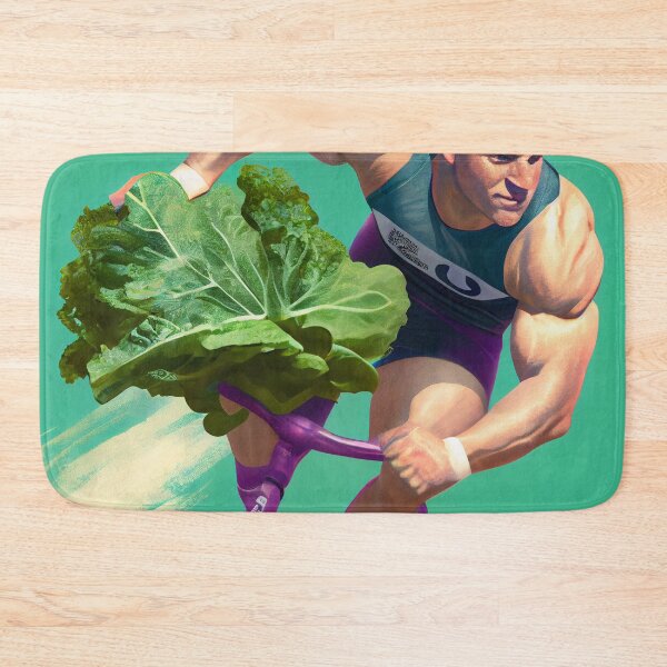 Item preview, Rugby Bicycle and Kale Digital Painting designed and sold by CodeAndColors.