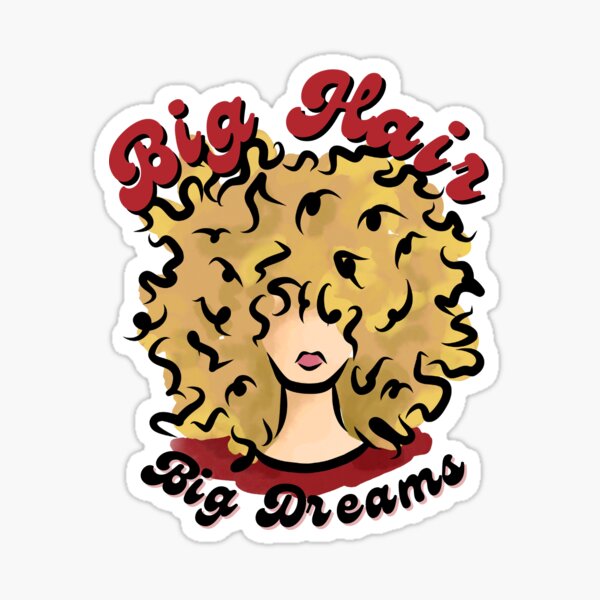 Item preview, Big Hair - Big Dreams (Blonde) designed and sold by Curly-Cuties.