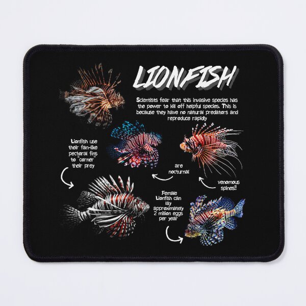 Item preview, Lionfish Fun Facts designed and sold by KyleNesas.