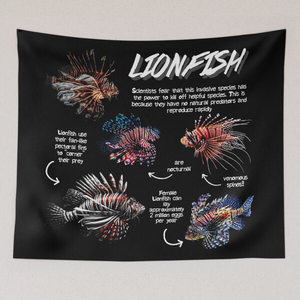 Item preview, Lionfish Fun Facts designed and sold by KyleNesas.