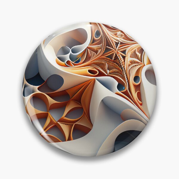 Item preview, Three Dimensional Delicate Pattern Digital Painting designed and sold by CodeAndColors.