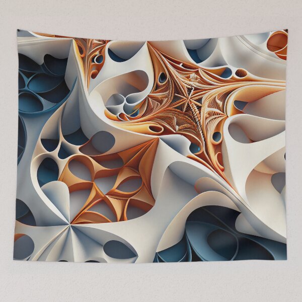 Item preview, Three Dimensional Delicate Pattern Digital Painting designed and sold by CodeAndColors.