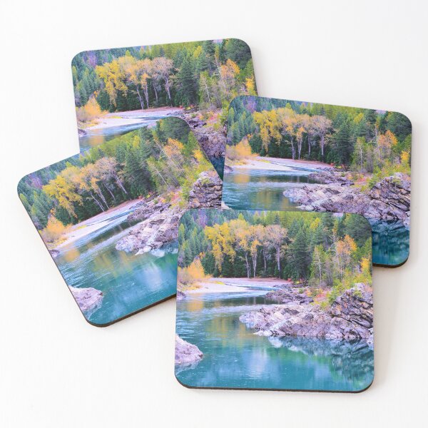 Item preview, Fall Colors at Flathead River in Glacier National Park, Montana designed and sold by Digital Studio D2.