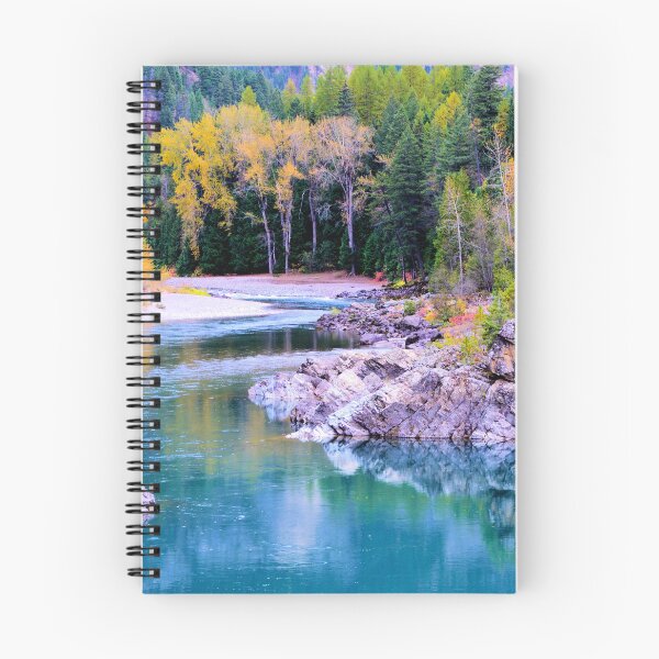 Item preview, Fall Colors at Flathead River in Glacier National Park, Montana designed and sold by Digital Studio D2.