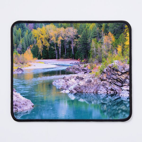 Item preview, Fall Colors at Flathead River in Glacier National Park, Montana designed and sold by Digital Studio D2.