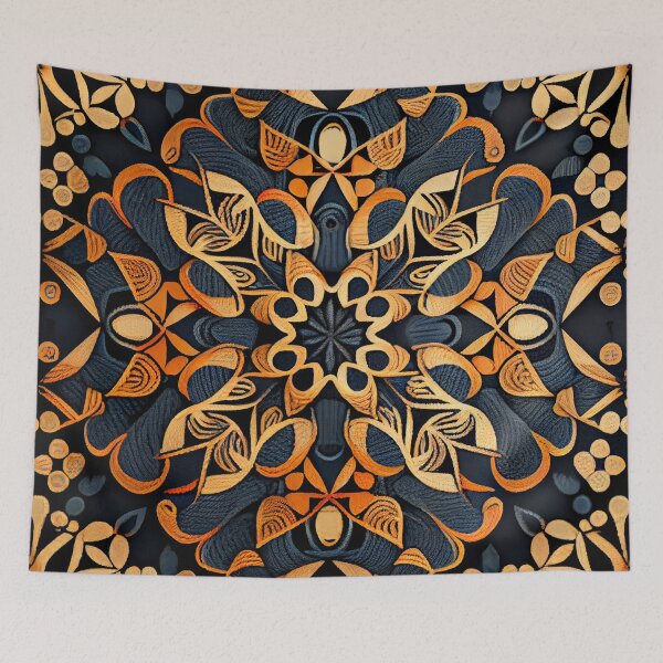 Item preview, Crafty Dramatic Scandifornian Pattern Digital Painting designed and sold by CodeAndColors.
