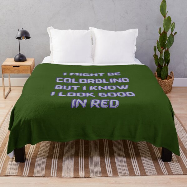 Item preview, I might be colorblind but i know i look good in red,  Willow Days designed and sold by avit1.