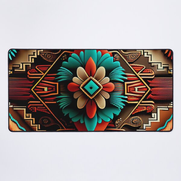 Item preview, Detailed Bold Southwestern Pattern Digital Painting designed and sold by CodeAndColors.
