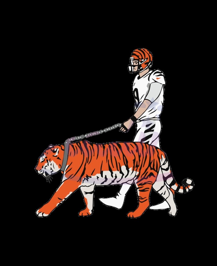 Cool Bengal Tiger with Sunglasses Joe Burrow Baseball Cap | Redbubble