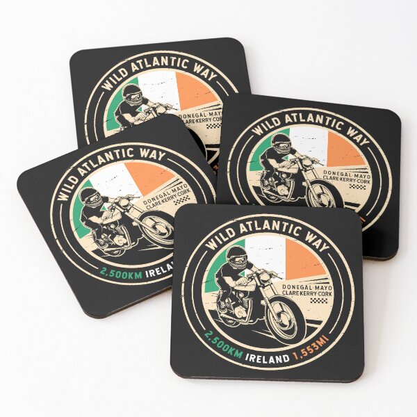 Item preview, Wild Atlantic Way | Ireland | Motorcycle designed and sold by KrisSidDesigns.