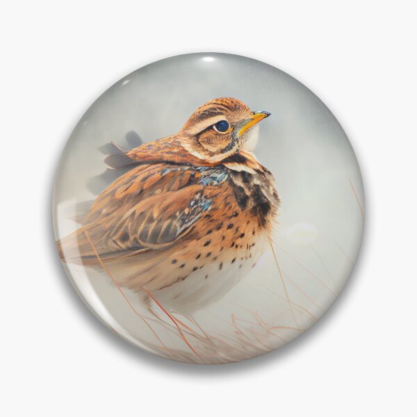 Artikelvorschau, Boisterous Skylark in Foggy Skies Digital Painting entworfen und verkauft von CodeAndColors.