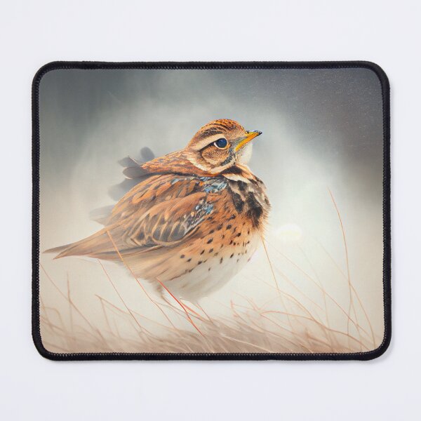 Item preview, Boisterous Skylark in Foggy Skies Digital Painting designed and sold by CodeAndColors.