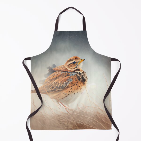 Item preview, Boisterous Skylark in Foggy Skies Digital Painting designed and sold by CodeAndColors.