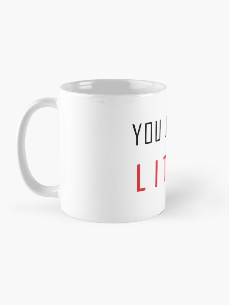 Pocillo Mug - Suits You Just Got Litt Up Blanco | Cuotas Sin Interés