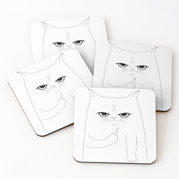 Item preview, meow off cat designed and sold by Shop-by-Juste.