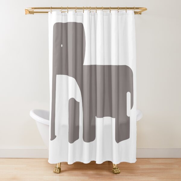 Elephant Shower Curtain