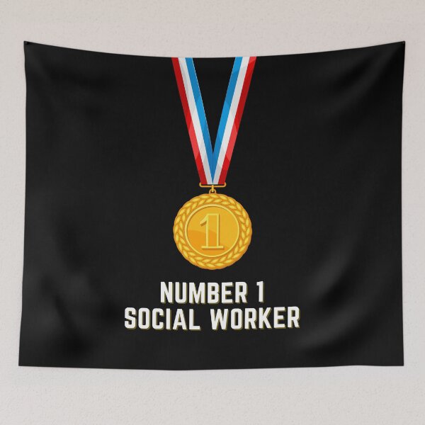 Item preview, Number 1 Social Worker designed and sold by Imemewell.
