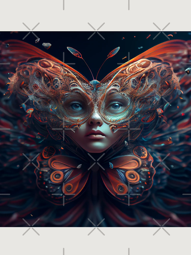 Thumbnail 6 von 6, Premium Oversized Pullover, Mesmerizing Metamorphosis Digital Painting designt und verkauft von CodeAndColors.