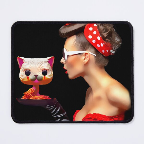Item preview, Cat eating spaghett designed and sold by david parry.