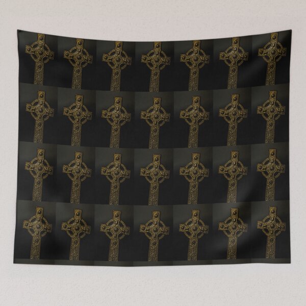 Item preview, Scottish cross gold tint faith designed and sold by eddiebarronshop.