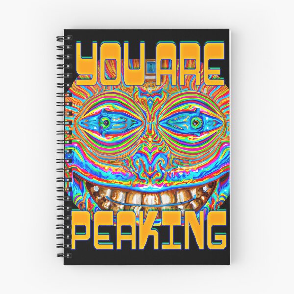 Item preview, You Are Peaking - Captioned (1)- Trippy Psychedelic Art designed and sold by TheThirdEye.