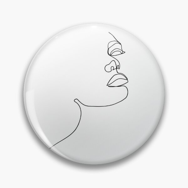 Item preview, One line drawing face. Abstract woman portrait. Modern minimalism art. designed and sold by Ireneart369.