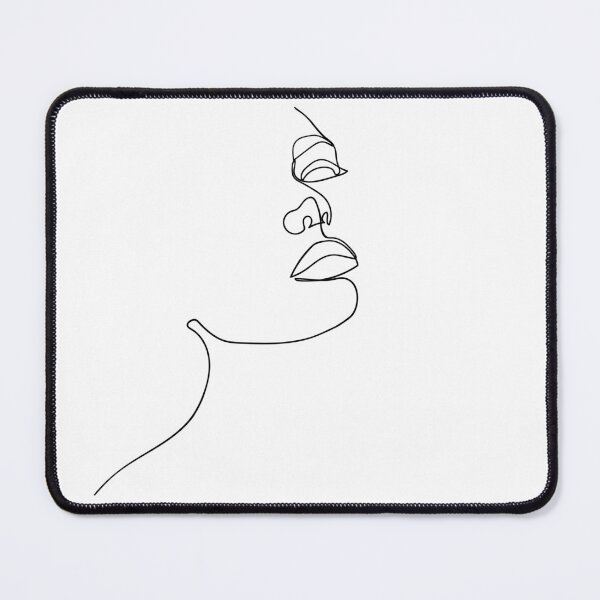 Item preview, One line drawing face. Abstract woman portrait. Modern minimalism art. designed and sold by Ireneart369.