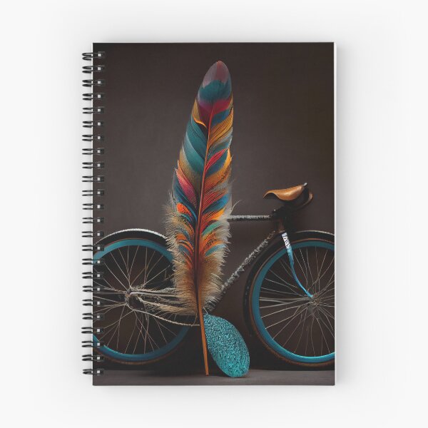 Item preview, A Spoonful of Bicycle A Feather Digital Painting designed and sold by CodeAndColors.