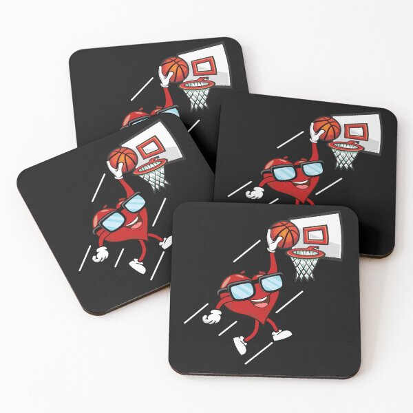 Item preview, Heart Dunking Basketball Valentines Day Cute for Kids Boys Girls  designed and sold by alenaz.