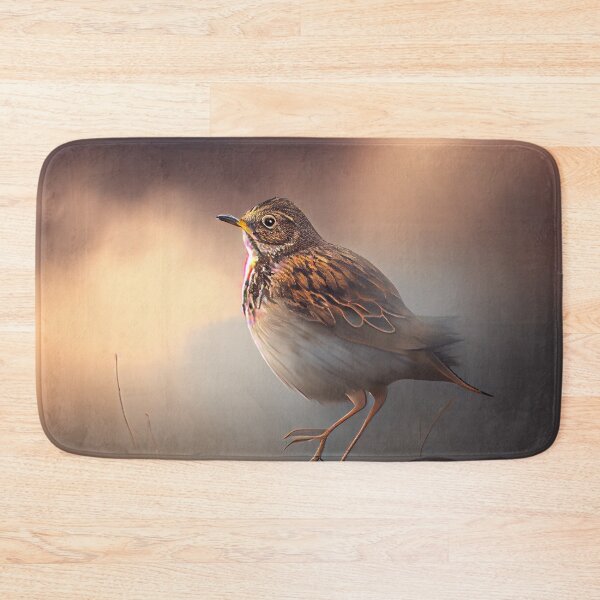 Item preview, Boisterous Skylark in Foggy Skies Digital Painting designed and sold by CodeAndColors.