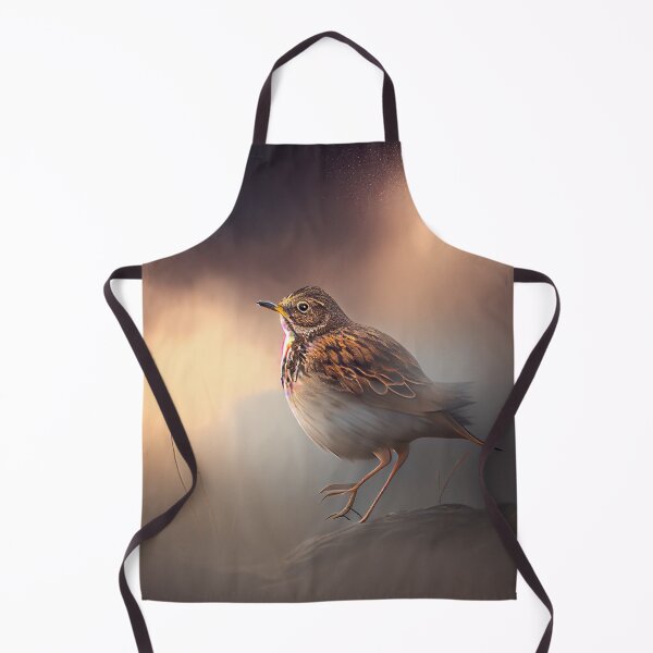 Item preview, Boisterous Skylark in Foggy Skies Digital Painting designed and sold by CodeAndColors.