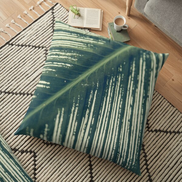 Tropical Leaf Floor Pillow