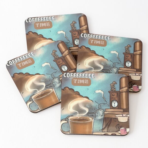 Item preview, Coffee Time Vintage Illustration designed and sold by HanaiPrint.