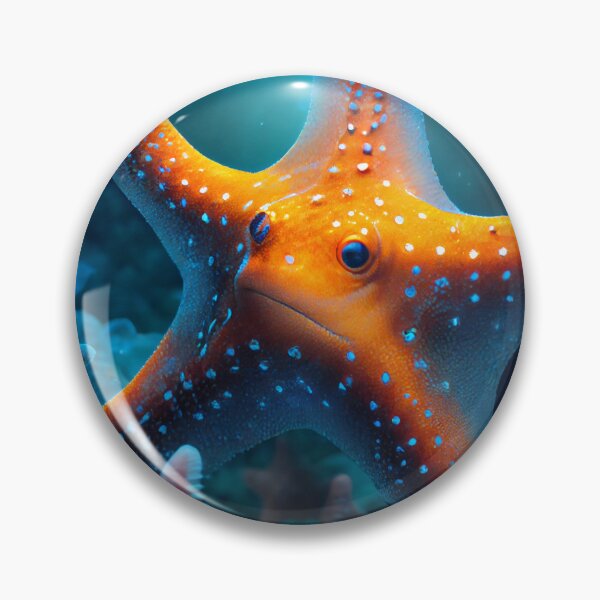 Item preview, Beaming Starfish Digital Painting designed and sold by CodeAndColors.